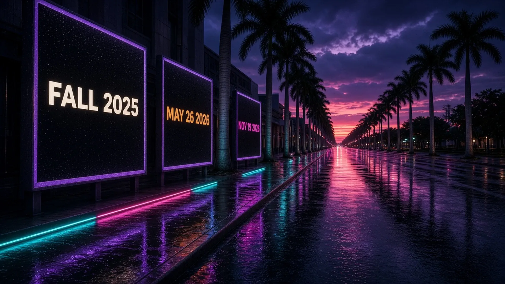 GTA 6 release dates: fall 2025, May 26, 2026 and November 19, 2026