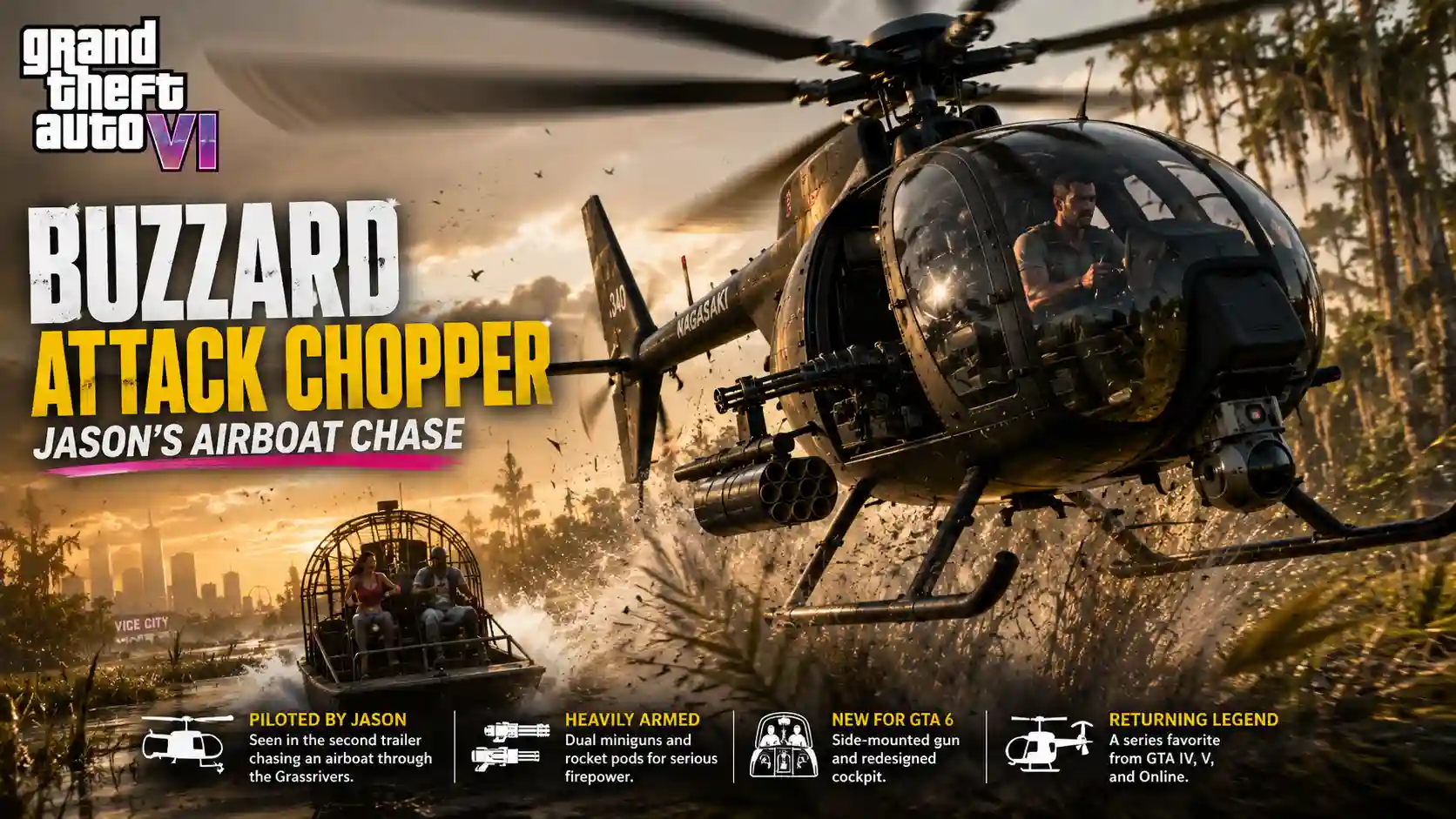 GTA 6 Buzzard Attack Chopper